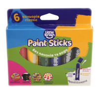Краска-карандаш Paint Sticks classic, 6 шт. в наборе