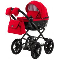 Коляска 2 в 1 Adamex Chantal Retro Красный C7