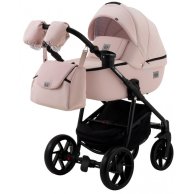 Коляска 2 в 1 Adamex Hybryd Plus Розовый (пудра)