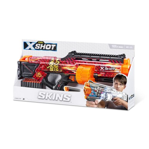 Бластер Zuru X-Shot Skins Last Stand Faze, 16 патронов 36518H