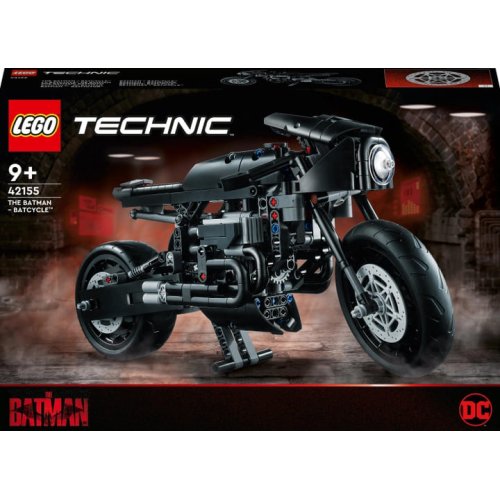 Конструктор Lego Technic DC Batman Бэтцикл, 641 деталь 42155