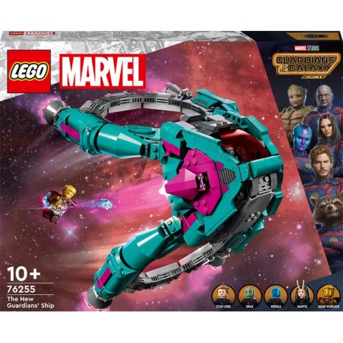 Конструктор Lego Marvel Новый звездолет Стражей Галактики, 1108 деталей 76255
