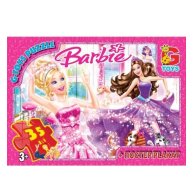 Пазлы ТМ "G-Toys" из серии "Barbie", 35 элементов