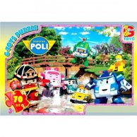 Пазлы ТМ "G-Toys" из серии "Робокар Полли" (RR067433)
