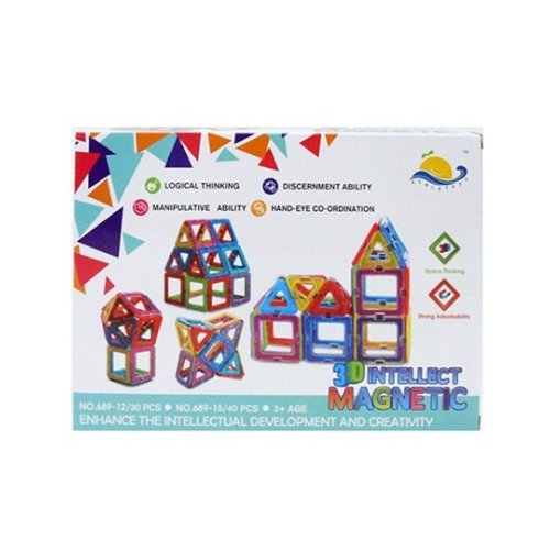 Конструктор магнитный 689-15 40дет