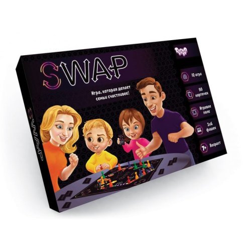 Настольная развлекательная игра "Swap" рус (10)(G-Swap-01-01)