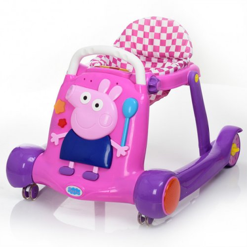 Ходунки Bambi Свинка Пеппа, розовые BQ308-8 PP