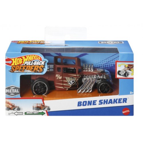 Инерционная машинка Mattel Pull-Back Speeders Hot Wheels, в ассорт. HPR70