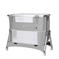 Детская приставная кроватка-манеж Carrello Aria CRL-16401 Silver Grey