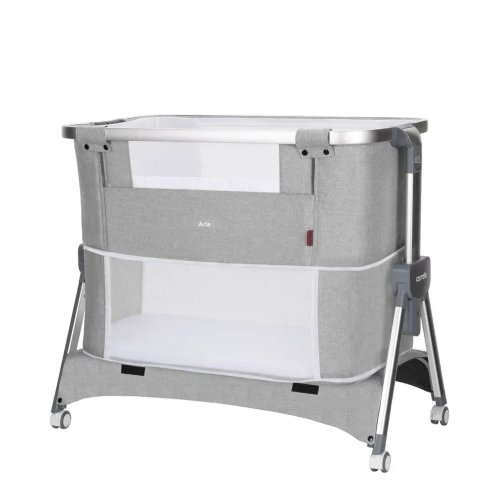 Детская приставная кроватка-манеж Carrello Aria CRL-16401 Silver Grey