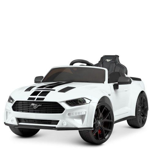Детский электромобиль Ford Mustang белый Bambi М 4789 EBLR-1