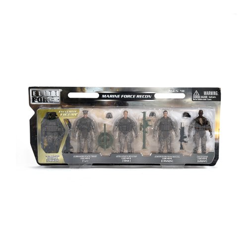 Игровой набор Elite Force Разведка, 5 фигурок солдат, с аксессуарами 101854