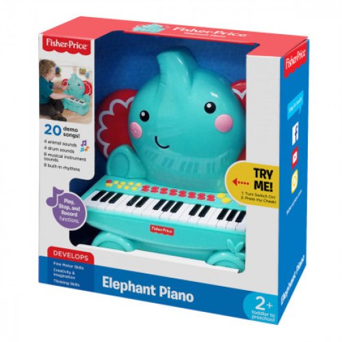 Детское пианино Fisher-Price "Музыкальный слоненок" (380008)