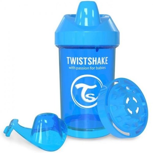 Чашка-непроливайка Twistshake 300мл 8+міс, блакитна 78059