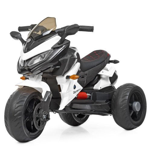 Детский электромобиль Bambi Мотоцикл, белый M 4274EL-1