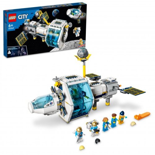 Конструктор Lego City Лунная космическая станция, 500 деталей 60349