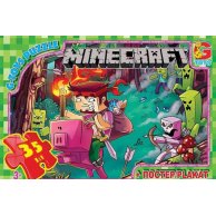 Пазлы ТМ "G-Toys" из серии "Minecraft" (майнкрафт) (MC776)