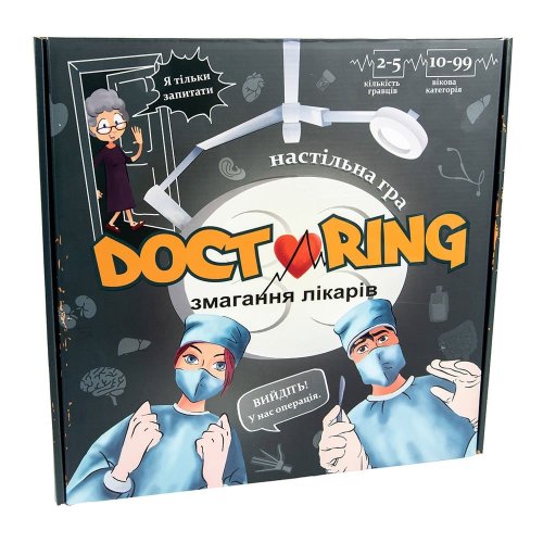 Настольная игра (укр) "Doctoring - соревнование врачей" (30916)