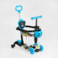 Детский самокат Best Scooter 5в1 с доп. колесами и бампером LS-41805