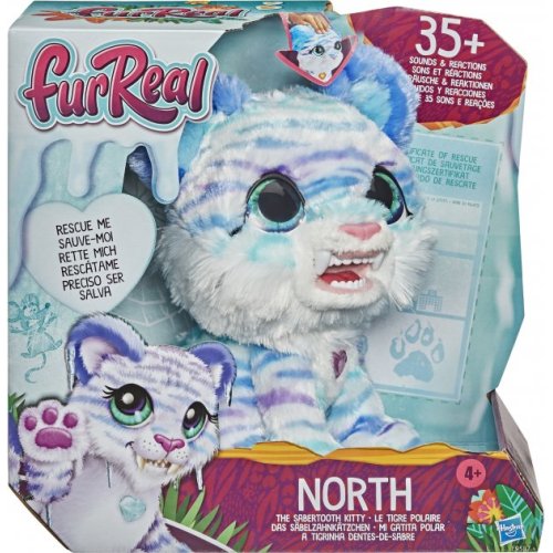 Игрушка мягкая, интерактивная "Саблезубый кот", серия "FRF" (E9587)