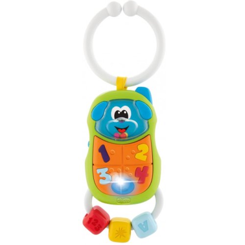 Игрушка-погремушка Chicco Puppy Phone 09708.00