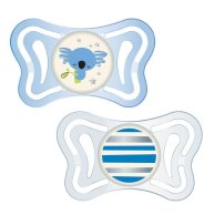 Пустышка Chicco Physio Light силиконовая от 6 до 16 месяцев 2шт. люминесцентная 71033.41