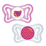 Пустышка Chicco Physio Light силиконовая от 16 до 36 месяцев 2шт. (девочка) 71035.11