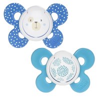 Пустышка Chicco Physio Comfort силиконовая от 6 до 16 месяцев 2шт. голубая 74933.21.00.00