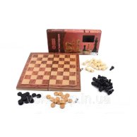 Шахматы дерев. S3031 3 в 1 (S3031)