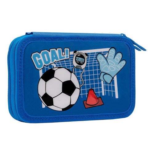 Пенал твердый 1Вересня двойной HP-01 "Football" (532985)