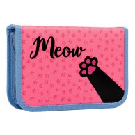 Пенал твердый YES одинарный с двумя клапанами HP-04 "Meow" (533070)