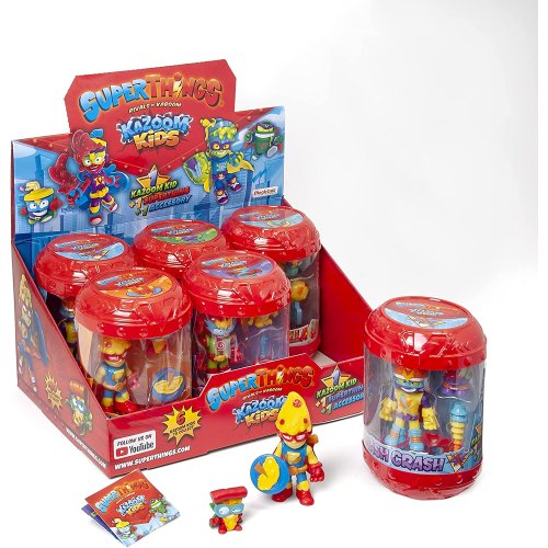 Игр. набор SUPERTHINGS серии «Kazoom Kids» S1 – КАЗУМ-КИД (Казум-брос, фигурка, аксесс) PST8D066IN00