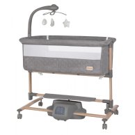 Детская приставная кроватка-качалка Carrello Bloom CRL-10304 Eos Grey