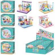 Конструктор Sluban Салон красоты, с фигуркой, от 104 деталей, в ассорт. M38-B0883