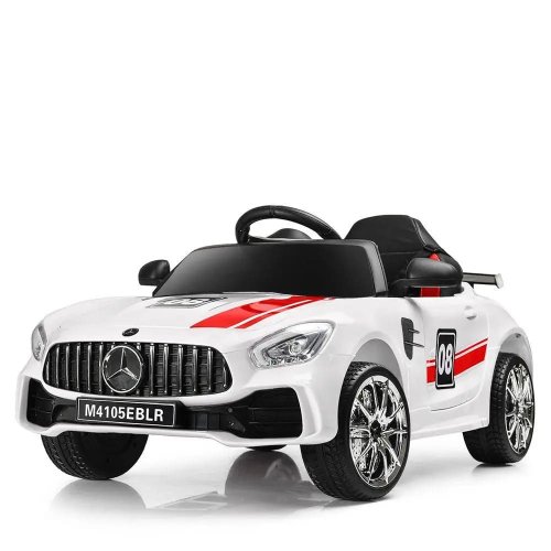 Детский электромобиль Bambi Mercedes AMG, белый M4105EBLR-1