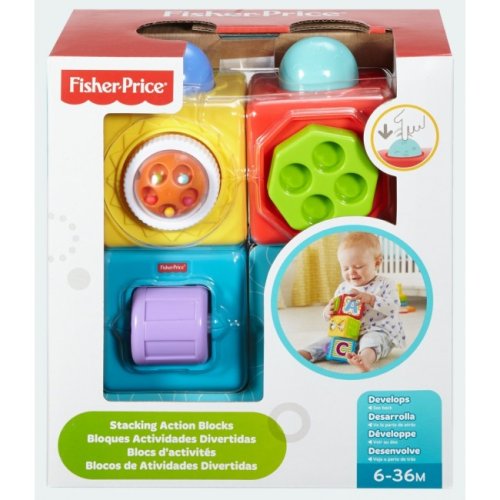 Двигающиеся кубики "Яркие" Fisher-Price