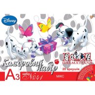 Набор цветного картона и цветной бумаги А3 1Вересня  (20л) (950549)