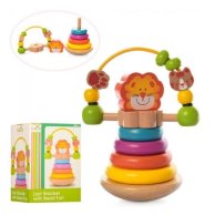 Деревянная игрушка Пирамидка MD 1230