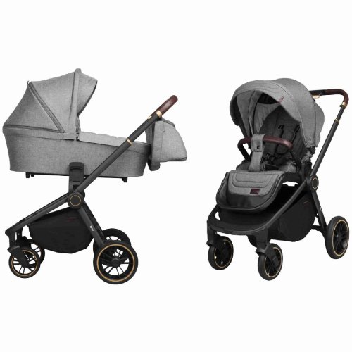 Коляска универсальная CARRELLO Epica CRL-8510/1 (2in1) Silver Grey +дождевик
