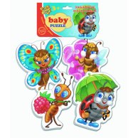 Беби пазлы "Веселые букашки" Vladi Toys VT1106-82 (укр)