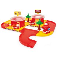 Игровой набор Wader Паркинг Play Tracks City Пожарная станция, 3,1 м 53510