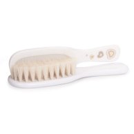 Щетка и расческа для волос Canpol Babies из натуральной щетины Newborn Baby белая 7/406_whi