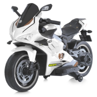 Детский электромобиль Bambi 2-колесный Мотоцикл Ducati, белый M 5056EL-1