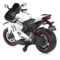 Детский электромобиль Bambi 2-колесный Мотоцикл Ducati, белый M 5056EL-1