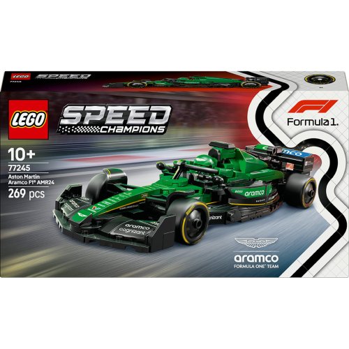Конструктор Lego Speed Champions Авто для гонки Aston Martin Aramco F1 AMR24, 269 деталей 77245