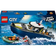 Конструктор Lego City Преследование на полицейском катере, 264 деталей 60456