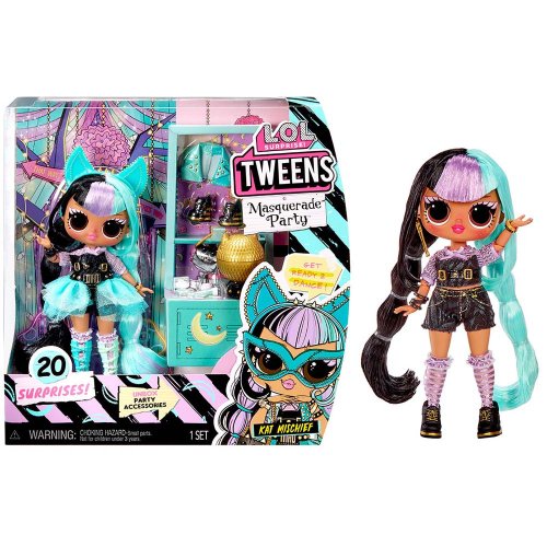 Игровой набор с куклой L.O.L. SURPRISE! серии "Tweens Masquerade Party" – КЕТ МИСЧИФ (с аксесс.) 584