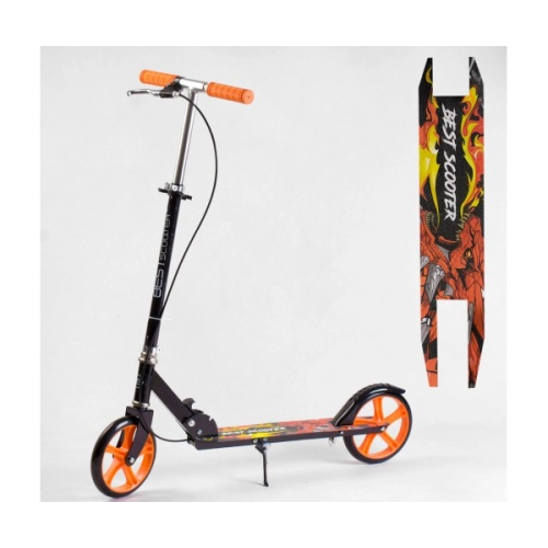 Самокат Best Scooter двухколесный, оранжевый 94621