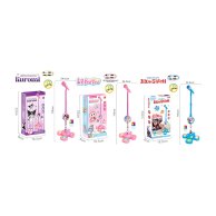 Микрофон на стойке 110 см с подсветкой, MP3, в ассортименте 5622A-25A-26A