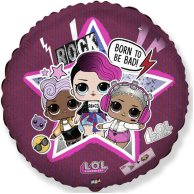 Шар фольга Лол рок-группа LOL